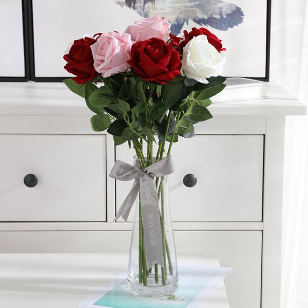 wedding bouquet rose artificial flower simulation fake rose flower bouquet artificial silk flower home party table decoration vt0535
wedding bouquet rose artificial flower simulation fake rose flower bouquet artificial silk flower home party table decoration vt0535
