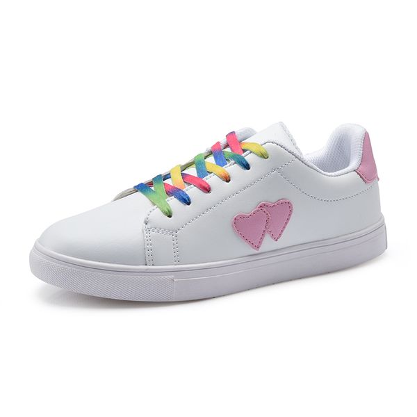 2019 new fashion flats shoes woman pu leather women rainbow lace casual shoes white cute lovers heart girls footwear, Black
2019 new fashion flats shoes woman pu leather women rainbow lace casual shoes white cute lovers heart girls footwear, Black