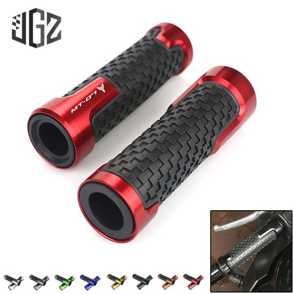 7/8" 22mm motorcycle cnc aluminum hand grips rubber gel handlebar grip for mt07 fz07 2017 2018 accessories black blue red
7/8" 22mm motorcycle cnc aluminum hand grips rubber gel handlebar grip for mt07 fz07 2017 2018 accessories black blue red