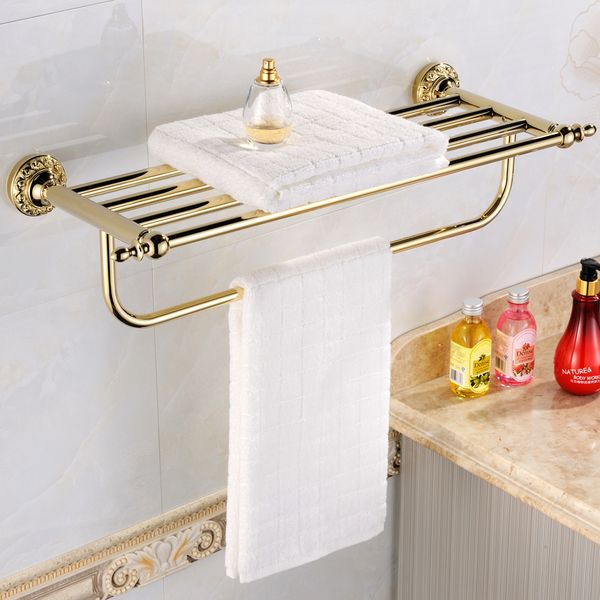 european antique gold bathroom towel rack brass carved pvd coating towel holder for bathroom organization
european antique gold bathroom towel rack brass carved pvd coating towel holder for bathroom organization