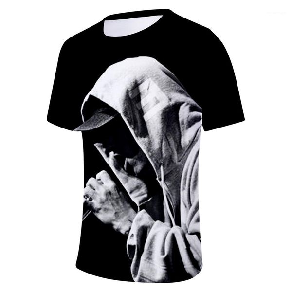 designer tshirts mens clothing summer fashion o-neck short sleeved eminem 3d printed, White;black
designer tshirts mens clothing summer fashion o-neck short sleeved eminem 3d printed, White;black