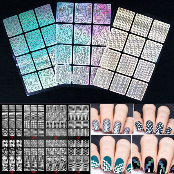 1pc nail art stamp image plate stencil stamping template plate set tool stamper design kit 2019 new, White
1pc nail art stamp image plate stencil stamping template plate set tool stamper design kit 2019 new, White