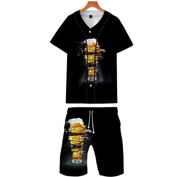beer 3d printed two piece set summer short sleeve baseball t-shirts+casual shorts 2019 fashion streetwear clothes, Gray
beer 3d printed two piece set summer short sleeve baseball t-shirts+casual shorts 2019 fashion streetwear clothes, Gray