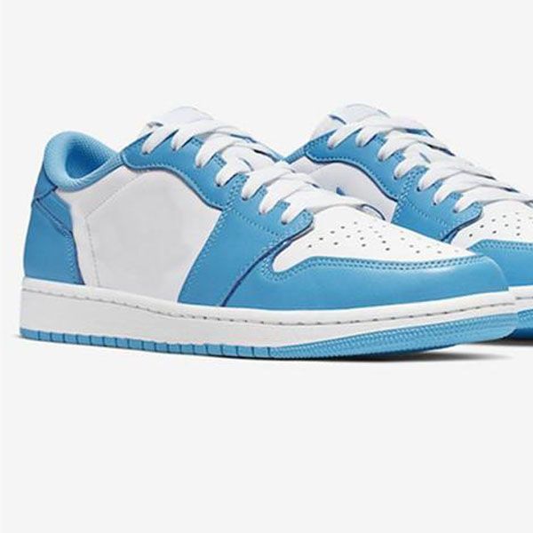 2020 1 x sb dunk low pro og qs skateboard shoes blue white unc fashion designer sport sneakers basketball shoes