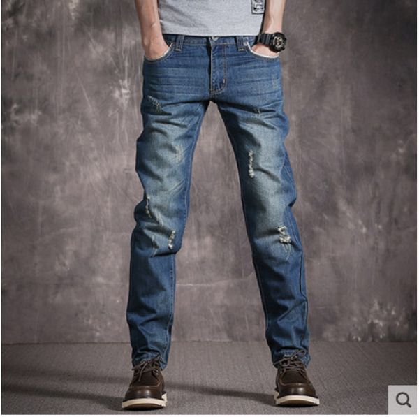 the blue hole straight jeans male han edition cultivate one's morality leisure long pants men's trousers
the blue hole straight jeans male han edition cultivate one's morality leisure long pants men's trousers