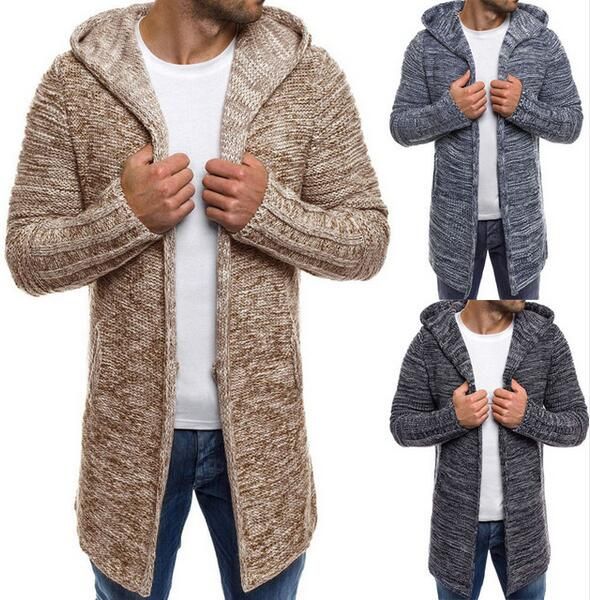 hoodie for men's hooded solid knit trench coat jacket cardigan long sleeve outwear blouse, Black
hoodie for men's hooded solid knit trench coat jacket cardigan long sleeve outwear blouse, Black
