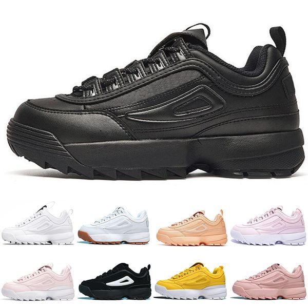 New Designer Disruptors Triple white black grey pink Women men special section sports sneaker increased Jogging running casual shoes36-44