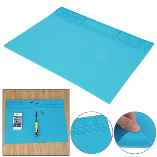 non-slip insulation pad heat resistant soldering station silicon soldering mat work pad desk platform repair 4 color
non-slip insulation pad heat resistant soldering station silicon soldering mat work pad desk platform repair 4 color