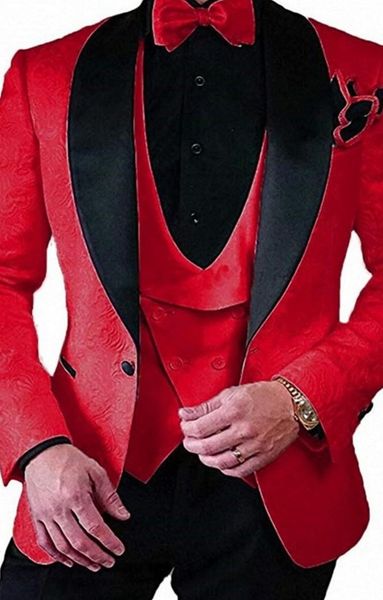 red embossing groom tuxedos black lapel groomsman wedding 3 piece suit popular men business prom jacket blazer(jacket+pants+tie+vest) 21, Black;gray
red embossing groom tuxedos black lapel groomsman wedding 3 piece suit popular men business prom jacket blazer(jacket+pants+tie+vest) 21, Black;gray