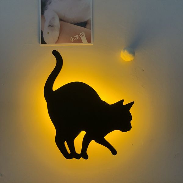 brelong 3d cat mode projection lamp led light wall paste silhouette sensor night light 1 pc
brelong 3d cat mode projection lamp led light wall paste silhouette sensor night light 1 pc