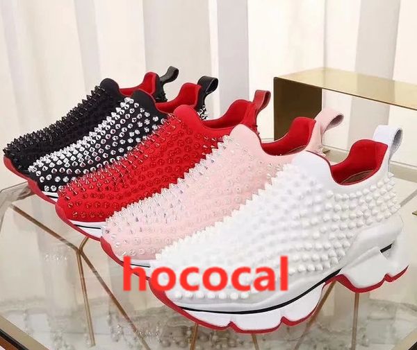hococal designer shoes studded spikes flats shoes for men women glitter party lovers genuine leather casual sneakers, Black;red
hococal designer shoes studded spikes flats shoes for men women glitter party lovers genuine leather casual sneakers, Black;red