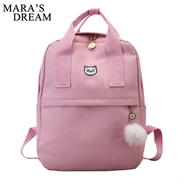 mara's dream 2018 canvas embroidery cat minimalism backpack for teenager female new travel women backpack shoulder bags rucksack
mara's dream 2018 canvas embroidery cat minimalism backpack for teenager female new travel women backpack shoulder bags rucksack