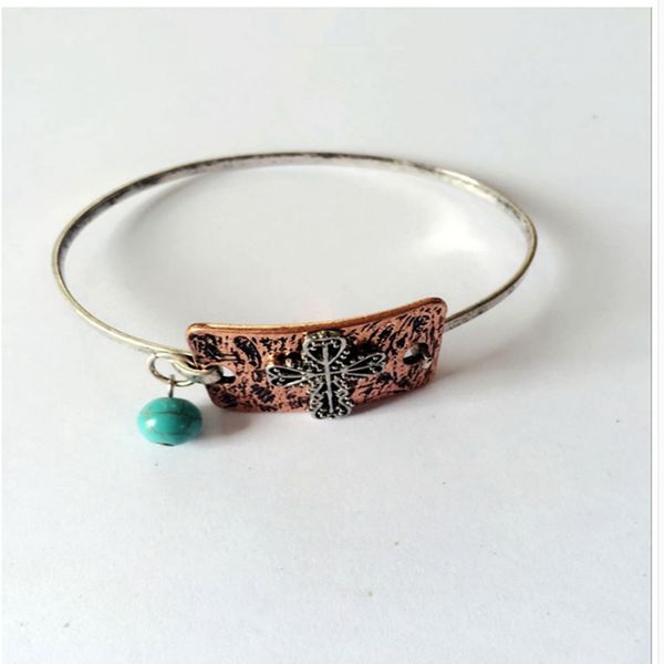 ethnic cross assembly bangle bracelet for women boho resin alloy hand jewelry fashion wrist bangle silver copper ox plated, Black
ethnic cross assembly bangle bracelet for women boho resin alloy hand jewelry fashion wrist bangle silver copper ox plated, Black