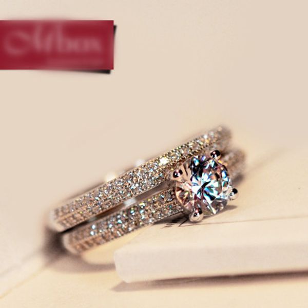 2/pcs simulated stone classic prong stackable ring, round brilliant wedding bridal dress accessaries engaged group and suit ring, Golden;silver
2/pcs simulated stone classic prong stackable ring, round brilliant wedding bridal dress accessaries engaged group and suit ring, Golden;silver