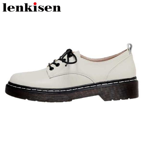 lenkisen interstar recommend full grain leather round toe med heel shoes women preppy style young lady lace up casual pumps l18, Black
lenkisen interstar recommend full grain leather round toe med heel shoes women preppy style young lady lace up casual pumps l18, Black