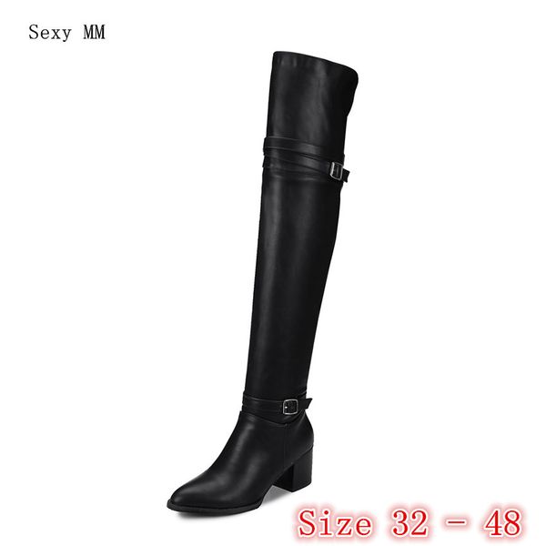 spring autumn women over the knee boots high heel woman thigh high long boots small plus size 32 33 - 40 41 42 43 44 45 46 47 48, Black
spring autumn women over the knee boots high heel woman thigh high long boots small plus size 32 33 - 40 41 42 43 44 45 46 47 48, Black