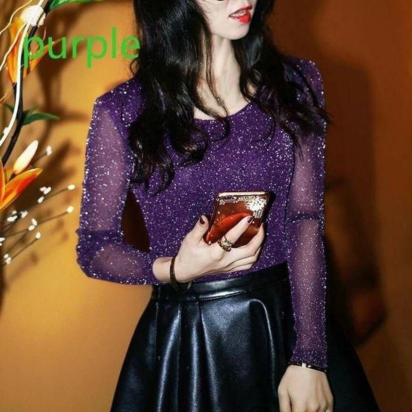 shiny mesh hollow o-neck t-shirts women long sleeve party slim solid plus size office lady club casual spring 2019 new, White
shiny mesh hollow o-neck t-shirts women long sleeve party slim solid plus size office lady club casual spring 2019 new, White