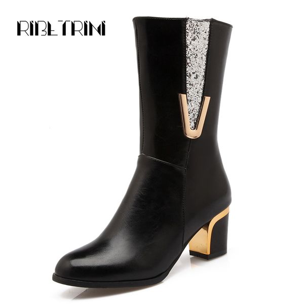 rebetrini plus size 34-48 elegant office lady mid-calf boots women 2020 fashion bling work dating high heels shoes woman, Black
rebetrini plus size 34-48 elegant office lady mid-calf boots women 2020 fashion bling work dating high heels shoes woman, Black