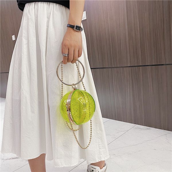unique spherical bag foreign women's bag 2020 popular new fashion chain messenger joker transparent
unique spherical bag foreign women's bag 2020 popular new fashion chain messenger joker transparent