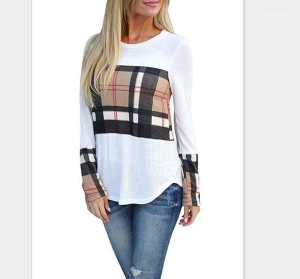 print tshirt brand long sleeve fashion luxury designer women clothes casual autumn tshirts womens designer plaid, White
print tshirt brand long sleeve fashion luxury designer women clothes casual autumn tshirts womens designer plaid, White
