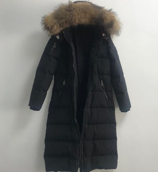brown raccoon fur trim meifeng brand 95% white down duck fill women down jackets long style ladies down coats with ykk zipper, Black
brown raccoon fur trim meifeng brand 95% white down duck fill women down jackets long style ladies down coats with ykk zipper, Black