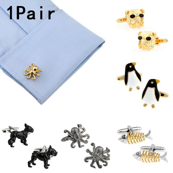 new brand fashion creative animal cufflink cuff link classic charms cufflinks for men jewelry accessory boyfriend gift 7c2818, Silver;golden
new brand fashion creative animal cufflink cuff link classic charms cufflinks for men jewelry accessory boyfriend gift 7c2818, Silver;golden