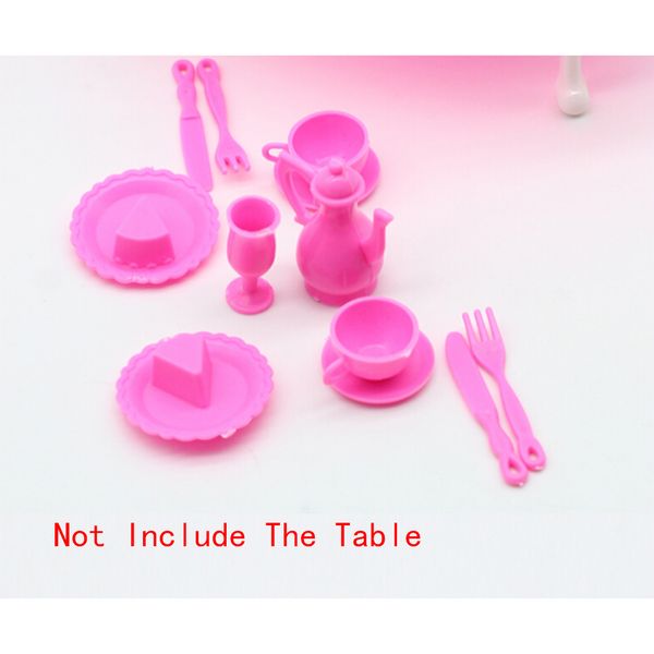 12pcs/set pink dinner table for girls pretend play kitchen food toy for barbie doll girl birthday gift accessories gift toy
12pcs/set pink dinner table for girls pretend play kitchen food toy for barbie doll girl birthday gift accessories gift toy