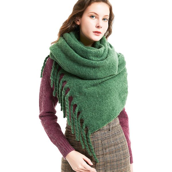 winter cashmere scarves women 2019 new warm solid color thickening long scarf classic soft female shawl lady wraps, Blue;gray
winter cashmere scarves women 2019 new warm solid color thickening long scarf classic soft female shawl lady wraps, Blue;gray