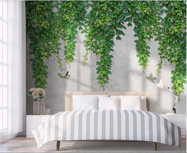 3d wallpaper custom p murals nordic simple vine leaves bird bedroom background wall decor wall art pictures
3d wallpaper custom p murals nordic simple vine leaves bird bedroom background wall decor wall art pictures