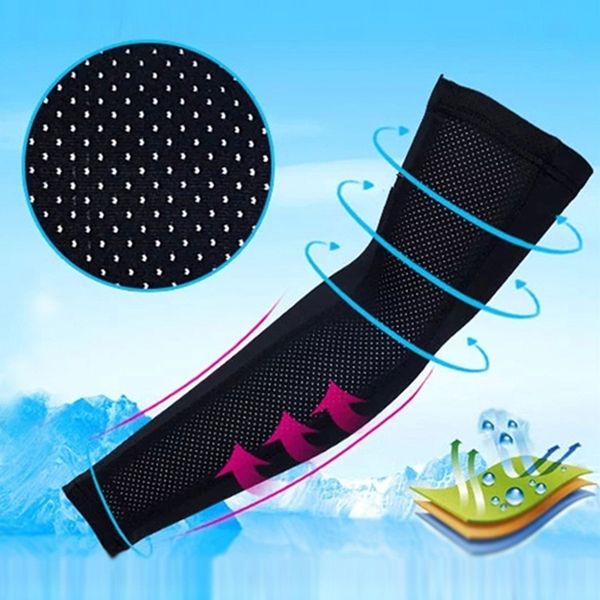 1pcs arm sleeve ice fabric summer uv protection running basketball volleyball cycling sunscreen sweat breathable arm protector, Black
1pcs arm sleeve ice fabric summer uv protection running basketball volleyball cycling sunscreen sweat breathable arm protector, Black