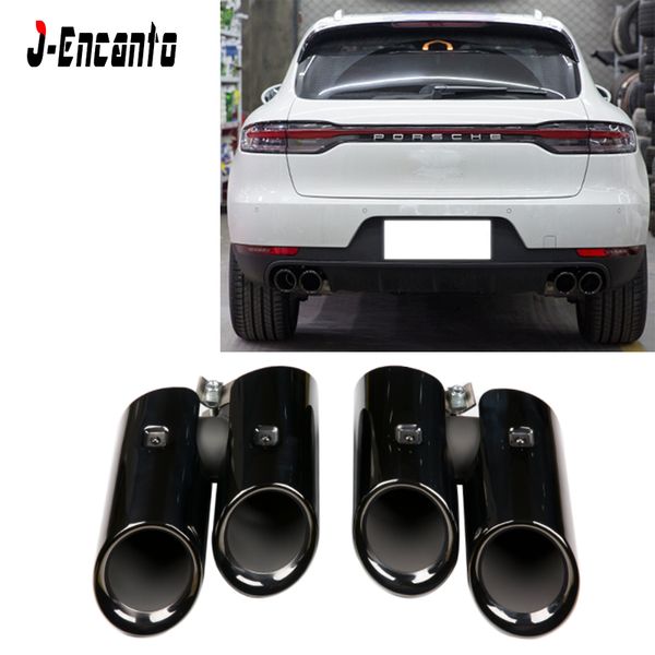 304 stainless steel exhaust tips muffler modified tail throat pipe for porsche macan 2.0 gts style four out 2019
304 stainless steel exhaust tips muffler modified tail throat pipe for porsche macan 2.0 gts style four out 2019