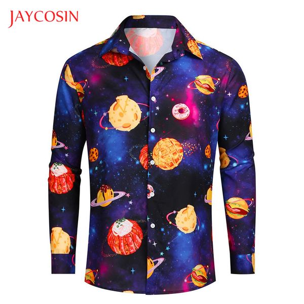 joycosin men shirt 2019 new male clothes casual fashion galaxy planet print v-neck long sleeve men slim fit street shirt, White;black
joycosin men shirt 2019 new male clothes casual fashion galaxy planet print v-neck long sleeve men slim fit street shirt, White;black