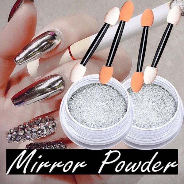 2 bottles 1.5g magic mirror black nail glitter powder shining shimmr chrome pigment dust diy nail art decorations k1, Silver;gold
2 bottles 1.5g magic mirror black nail glitter powder shining shimmr chrome pigment dust diy nail art decorations k1, Silver;gold