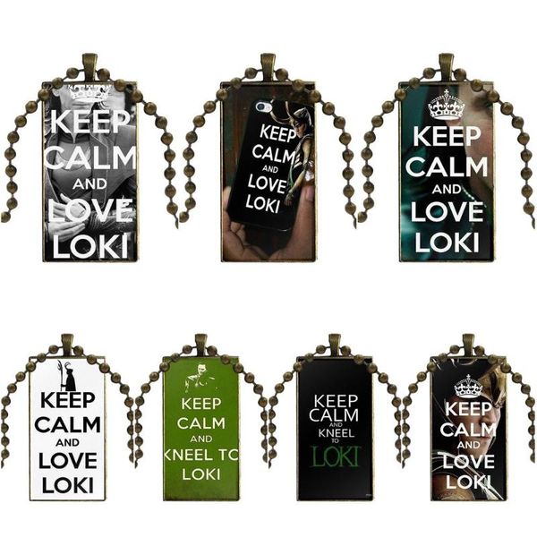 keep calm and love loki for women girls fashion glass cabochon pendant necklace with women bronze plated statement jewelry, Silver
keep calm and love loki for women girls fashion glass cabochon pendant necklace with women bronze plated statement jewelry, Silver