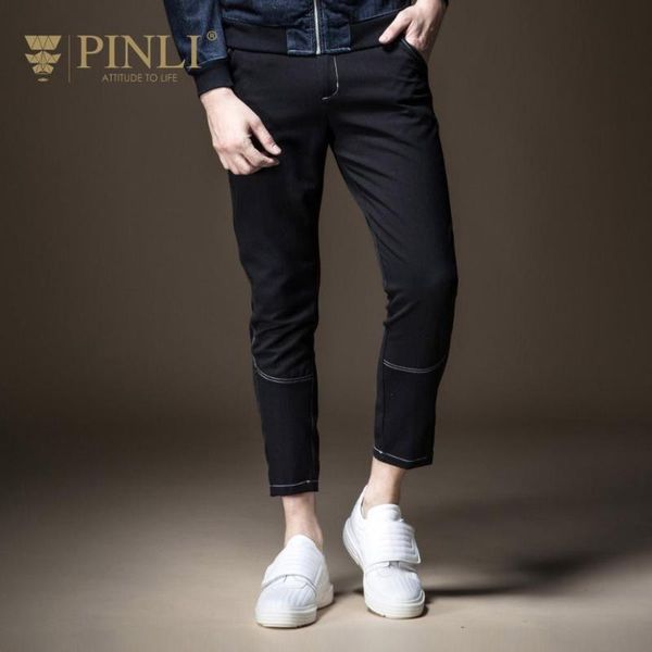 pinli 2020 summer new discount clearance slim polyester solid color business pencil pants casual men ankle-length pants sale, Black
pinli 2020 summer new discount clearance slim polyester solid color business pencil pants casual men ankle-length pants sale, Black