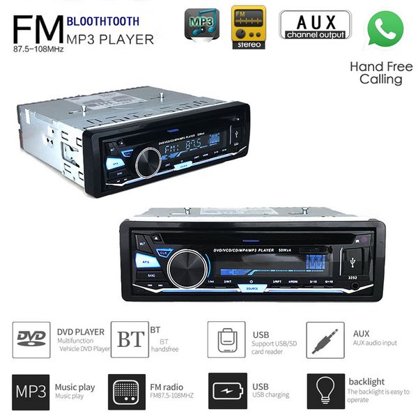 1 din cd dvd audio for car bluetooth hands-calling with remote control detachable panel audio music fm aux in usb sd card
1 din cd dvd audio for car bluetooth hands-calling with remote control detachable panel audio music fm aux in usb sd card