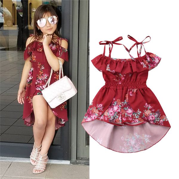 floral print toddler kids baby girls clothes off shoulder strap ruffle cotton romper sleeveless summer playsuit one pieces, Blue
floral print toddler kids baby girls clothes off shoulder strap ruffle cotton romper sleeveless summer playsuit one pieces, Blue
