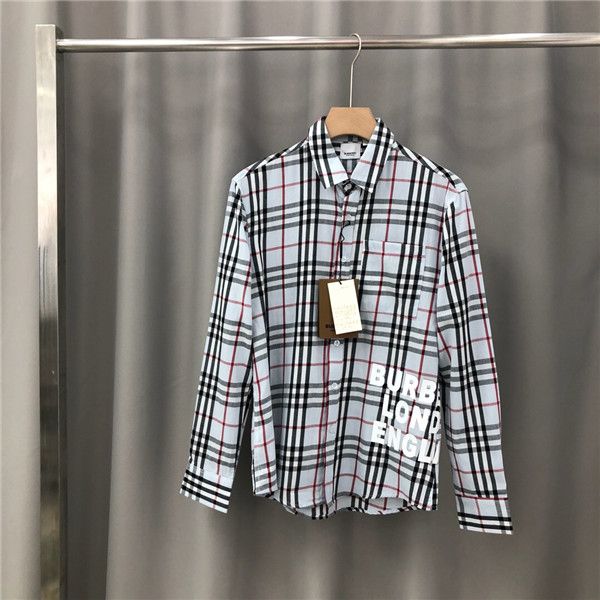 19aw new luxurious brand design bbr shirt long sleeve fashion stripe lattice breathable men and women casual outdoor shirt, Gray;blue
19aw new luxurious brand design bbr shirt long sleeve fashion stripe lattice breathable men and women casual outdoor shirt, Gray;blue