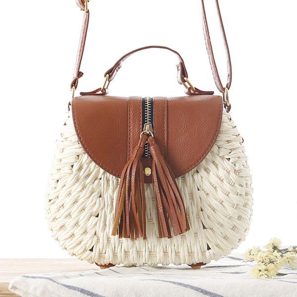 ladies straw bag womens holiday zipper tassel pendant shoulder handbag sling totes clutch 6colors a306
ladies straw bag womens holiday zipper tassel pendant shoulder handbag sling totes clutch 6colors a306