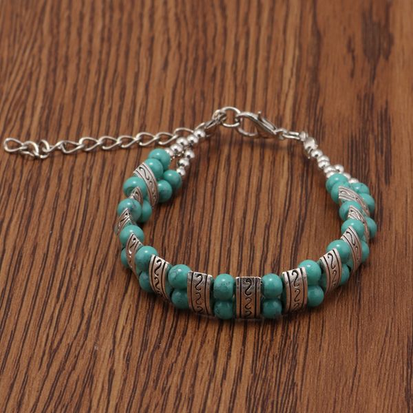 fashion-ethnic double rows beads charm bracelets & bangles bohemian natural stone vintage bracelets for women pulseras femme, Golden;silver
fashion-ethnic double rows beads charm bracelets & bangles bohemian natural stone vintage bracelets for women pulseras femme, Golden;silver