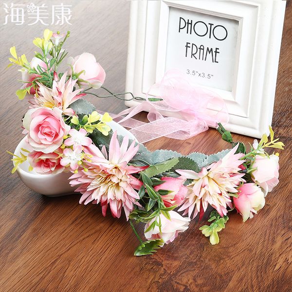 haimeikang bohemian rose simulation hair band holiday hair accessories headdress romantic bride headband garland girl headdress
haimeikang bohemian rose simulation hair band holiday hair accessories headdress romantic bride headband garland girl headdress