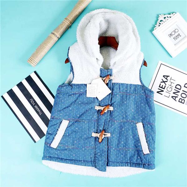 winter new women's hoodie vest jacket double lapel stitching horn button lamb's wool warm cotton waistcoat students, Black;white
winter new women's hoodie vest jacket double lapel stitching horn button lamb's wool warm cotton waistcoat students, Black;white