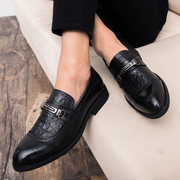 45.46.47 size one pedal casual leather shoes spring and autumn fashion pointed-toe slip-on leather shoes mens shoes, Black
45.46.47 size one pedal casual leather shoes spring and autumn fashion pointed-toe slip-on leather shoes mens shoes, Black