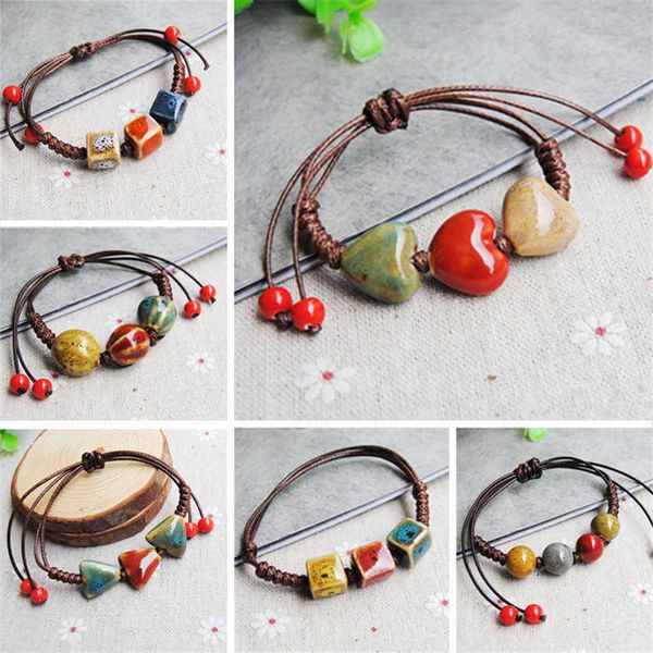 women/mens lovers ceramics beaded fancy jewelry brace lace fashion bracelets, Golden;silver
women/mens lovers ceramics beaded fancy jewelry brace lace fashion bracelets, Golden;silver