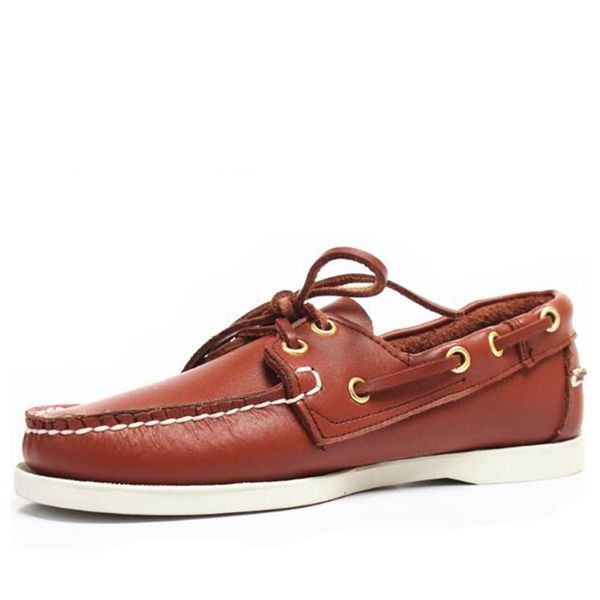 spring autumn men genuine leather driving shoes docksides boat shoe classic design flats loafers 6#23/20d50, Black
spring autumn men genuine leather driving shoes docksides boat shoe classic design flats loafers 6#23/20d50, Black