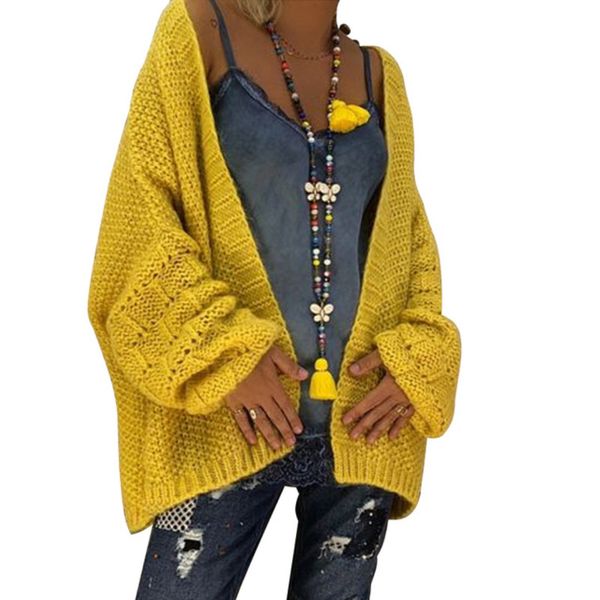 2019 fashion casual solid sweater warm loose long sleeve knitted cardigan coats jackets, White;black
2019 fashion casual solid sweater warm loose long sleeve knitted cardigan coats jackets, White;black