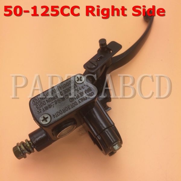 partsabcd 50cc 110cc 125cc atv quad right side hydraulic brake master cylinder lever
partsabcd 50cc 110cc 125cc atv quad right side hydraulic brake master cylinder lever