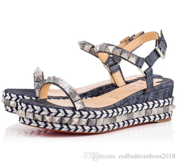2020 t-quality women stud red bottom pyraclou 60mm spiked wedge sandals party wedding perfect platform gladiator sandals, Black
2020 t-quality women stud red bottom pyraclou 60mm spiked wedge sandals party wedding perfect platform gladiator sandals, Black