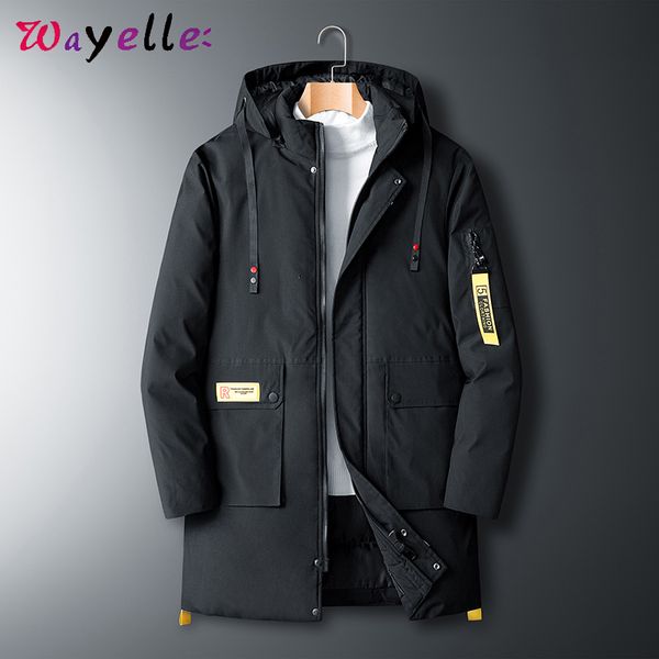 winter long coat men hooded warm cotton-padded parkas men 2019 winter korean classic windbreaker long trench coats plus size 8xl, Black
winter long coat men hooded warm cotton-padded parkas men 2019 winter korean classic windbreaker long trench coats plus size 8xl, Black