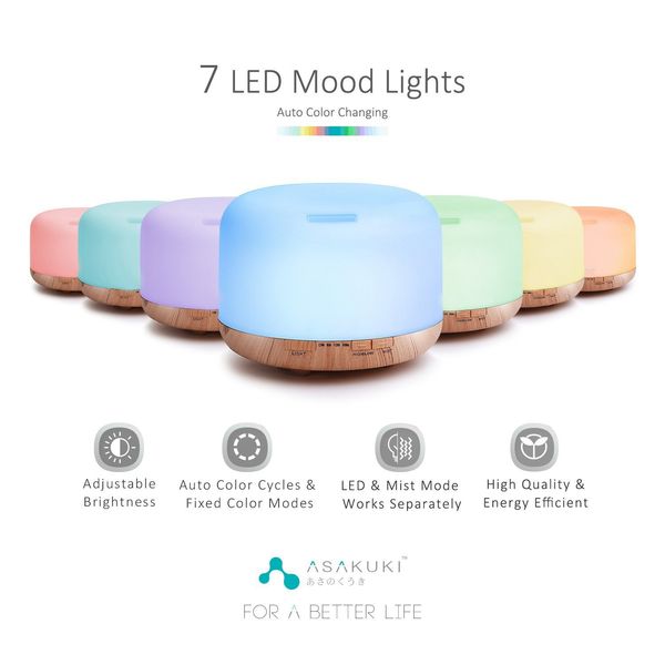 500ml essential oil diffuser humidifier room decor lighting with 4 timer settings led changing lamps and waterless auto shut-off an1951
500ml essential oil diffuser humidifier room decor lighting with 4 timer settings led changing lamps and waterless auto shut-off an1951